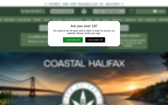 Screenshot of coastalhfxhali.com