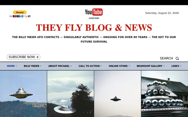 Screenshot of theyflyblog.com