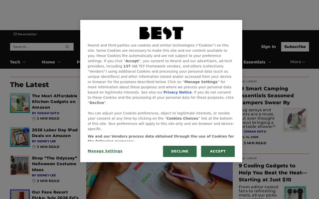 Screenshot of bestproducts.com