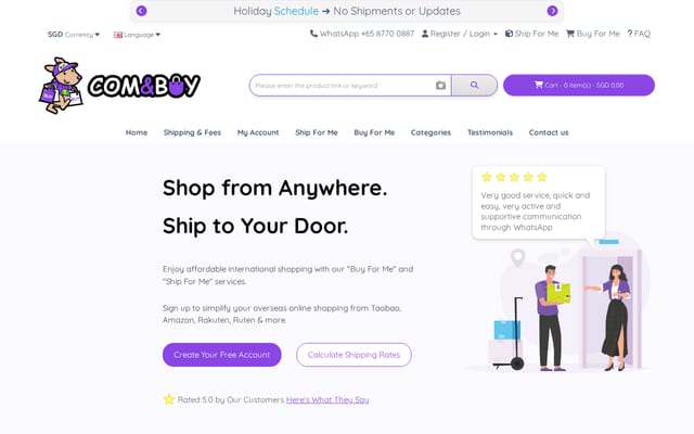 Screenshot of comnbuy.com