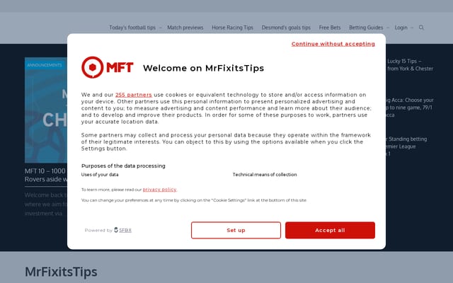 Screenshot of mrfixitstips.co.uk