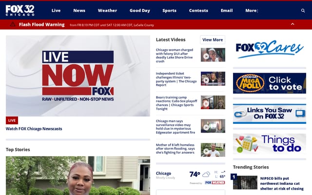 Screenshot of fox32chicago.com
