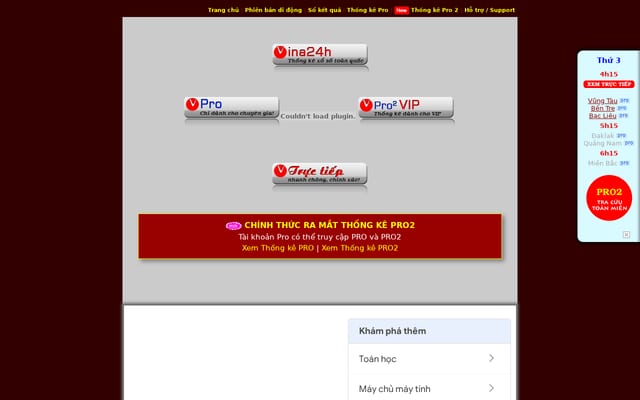 Screenshot of vina24h.com