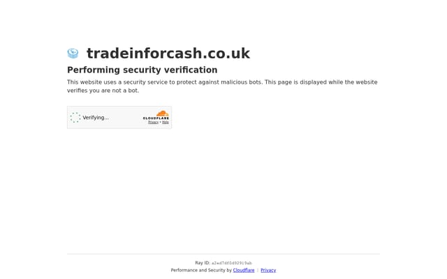 Screenshot of tradeinforcash.co.uk