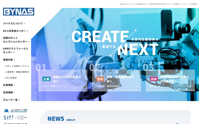 Screenshot of bynas.com