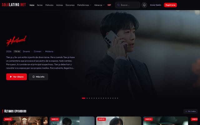 Screenshot of sololatino.net
