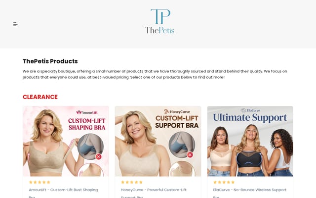 Screenshot of thepetis.com