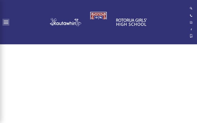 Screenshot of rghs.school.nz