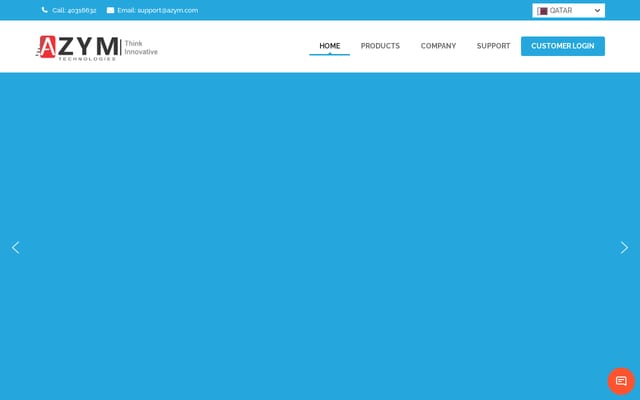Screenshot of azym.com
