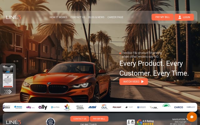 Screenshot of line5.com