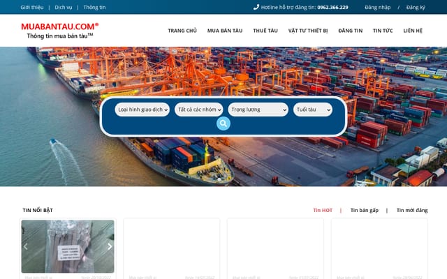Screenshot of muabantau.com