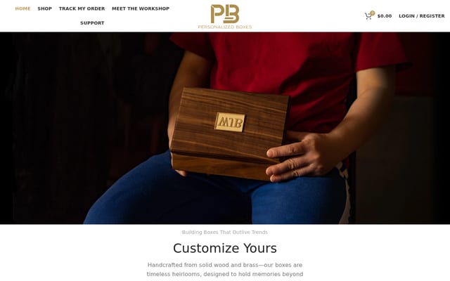 Screenshot of perbox.store