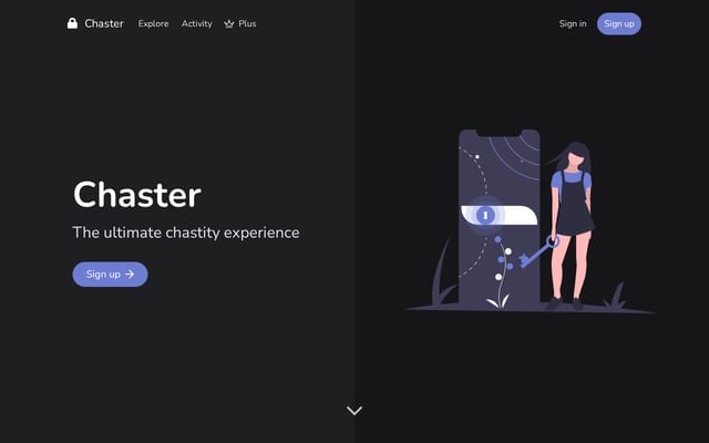Screenshot of chaster.app