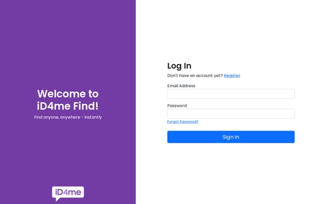 Screenshot of id4me.me