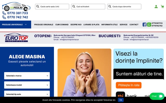 Screenshot of ecopiesa.ro