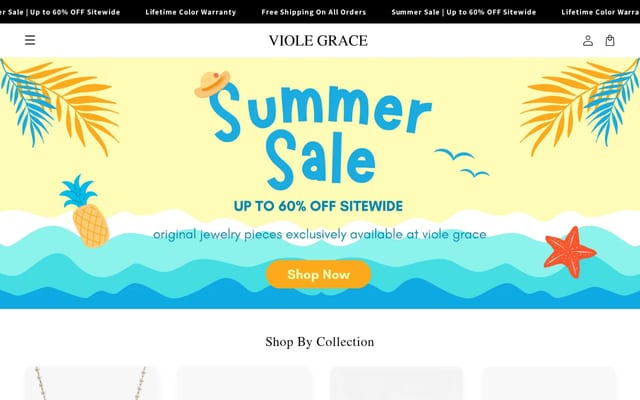 Screenshot of violegrace.com