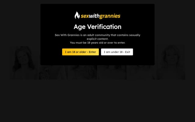 Screenshot of sexwithgrannies.co.uk