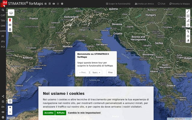 Screenshot of formaps.it