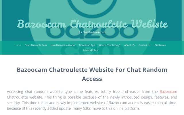 Screenshot of bazoocam.online