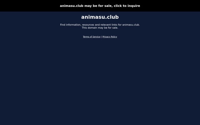 Screenshot of animasu.club