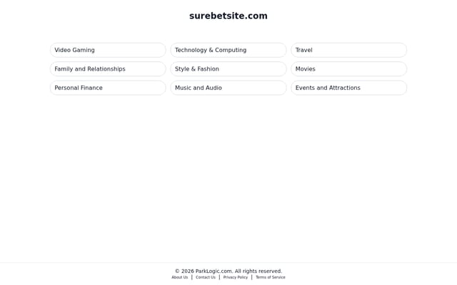 Screenshot of surebetsite.com