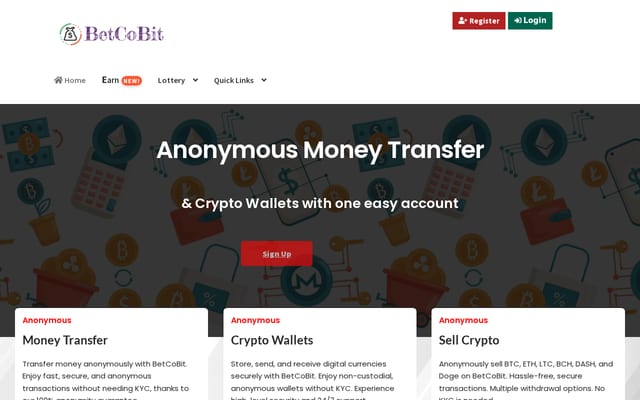 Screenshot of betcobit.com