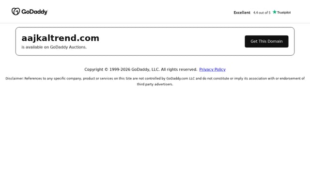 Screenshot of aajkaltrend.com