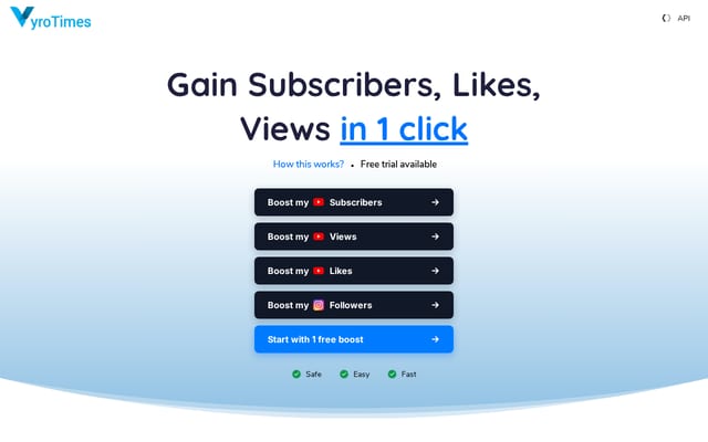 Screenshot of vyrotimes.com