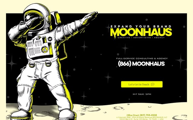 Screenshot of moonhaus.com
