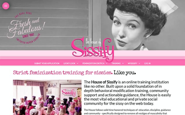 Screenshot of sissify.com