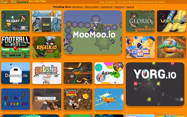 Screenshot of cool-io.games