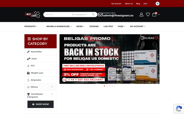 Screenshot of finestgears.to