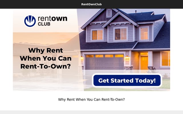 Screenshot of rentownclub.com