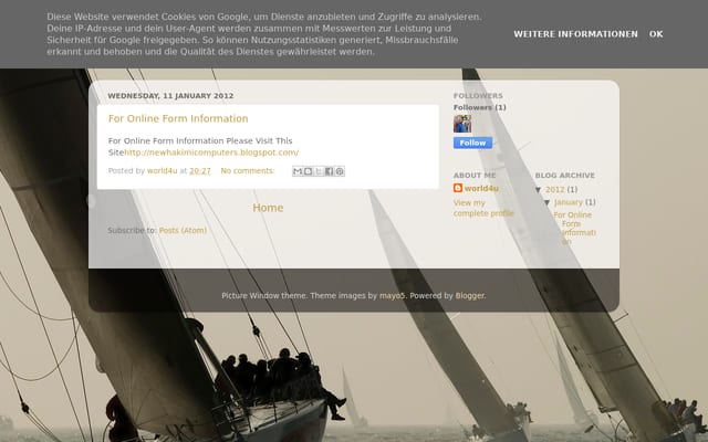 Screenshot of wold4u.blogspot.com