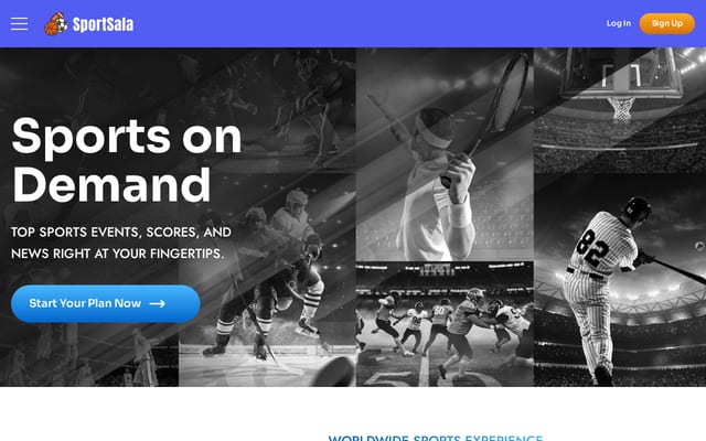 Screenshot of sportsala.com