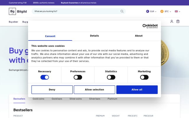 Screenshot of bitgild.com