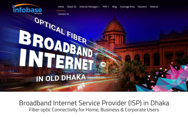 Screenshot of infobd.net