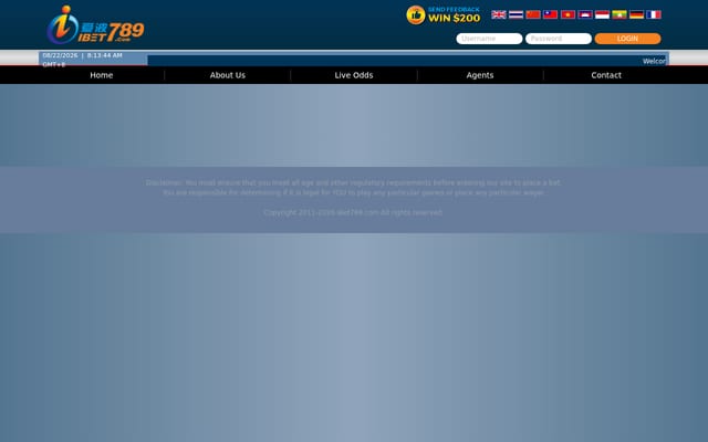 Screenshot of ten789.net