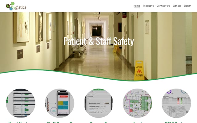 Screenshot of hygistics.com