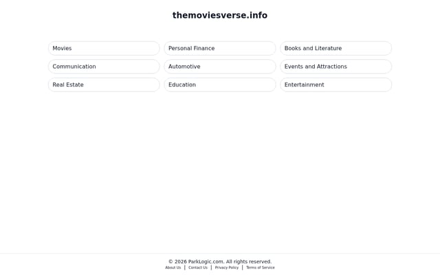 Screenshot of themoviesverse.info
