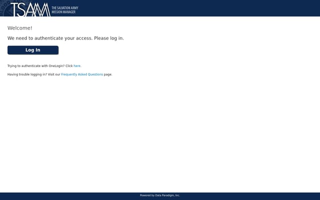 Screenshot of tsamm.org