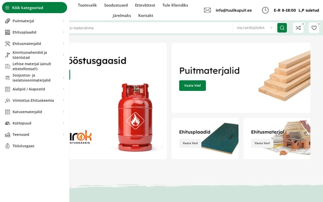 Screenshot of tuulikupuit.ee