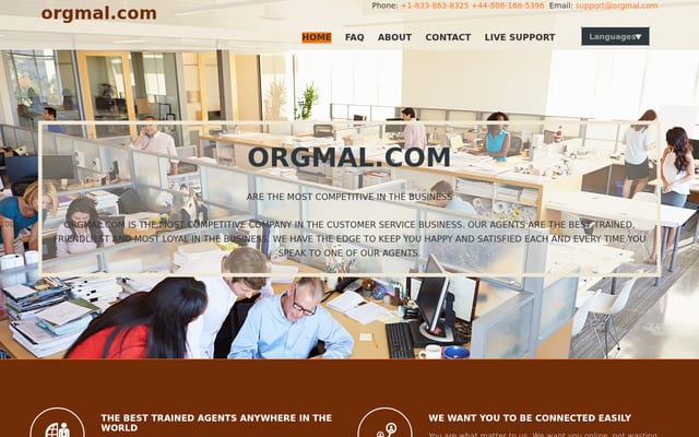 Screenshot of orgmal.com