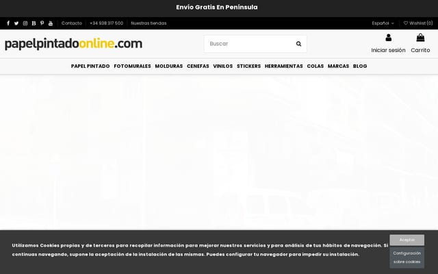 Screenshot of papelpintadoonline.com
