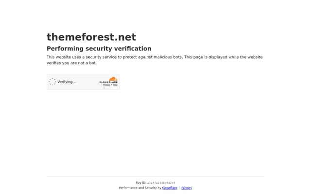 Screenshot of themeforest.net