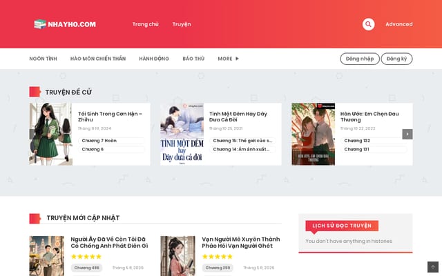 Screenshot of nhayho.com