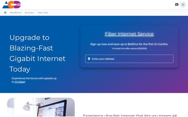Screenshot of acd.net