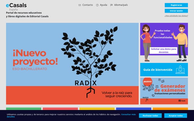 Screenshot of ecasals.net