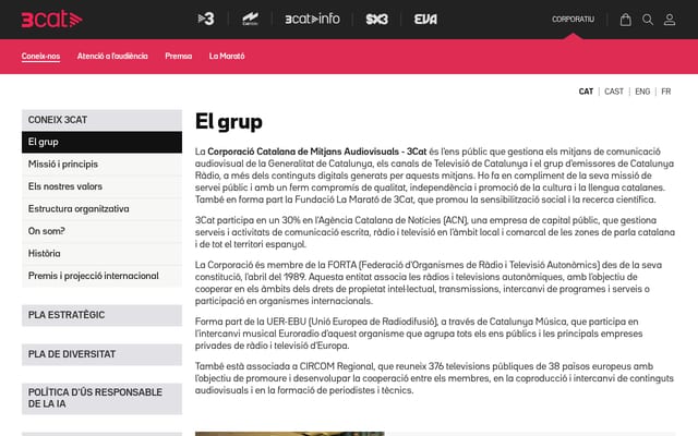 Screenshot of ccma.cat