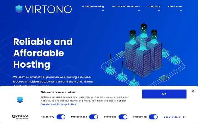 Screenshot of virtono.com